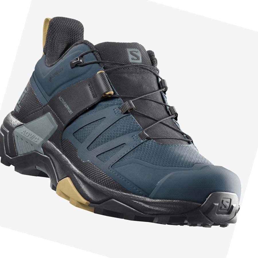 Salomon X ULTRA 4 GORE-TEX Fjellsko Herre Blå | NO2037NWY