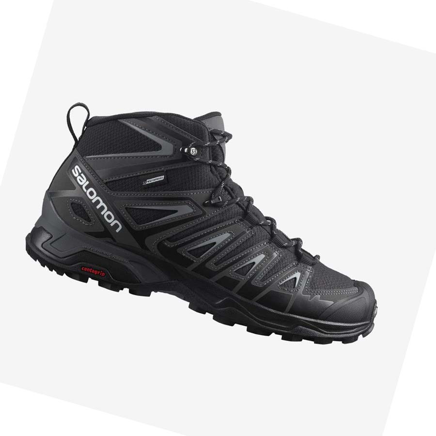 Salomon X ULTRA PIONEER MID CLIMASALOMON™ WATERPROOF Fjellsko Herre Grå Svarte | NO2071FDN