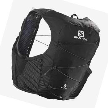 Salomon ACTIVE SKIN 8 Running Packs Herre Svarte | NO2537FDN