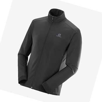 Salomon AGILE SOFTSHELL Jakke Herre Svarte | NO2366NWY