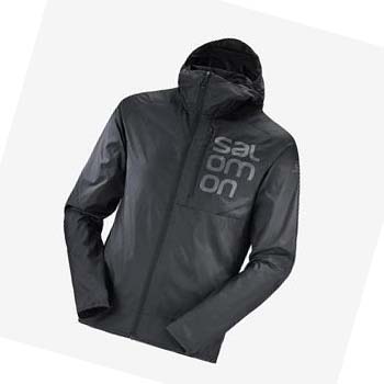 Salomon BONATTI CROSS WIND WINDBREAKERS Jakke Herre Svarte | NO2361ZUT