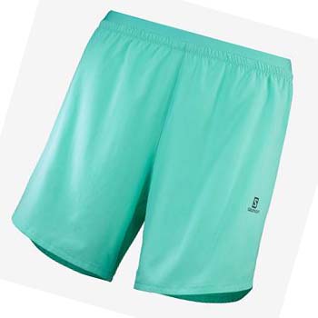 Salomon CROSS 5'' Shorts Dame Blå | NO3279WNB