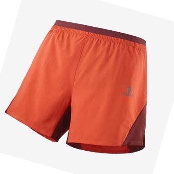 Salomon CROSS 5'' Shorts Herre Oransje | NO2456AHK