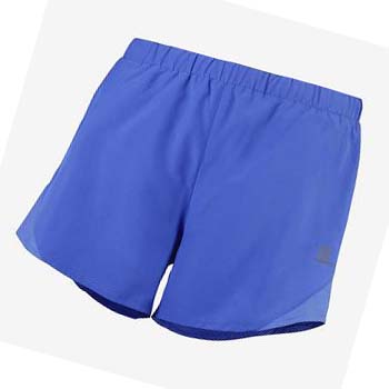 Salomon CROSS REBEL 4'' Shorts Dame Blå | NO3272XYU