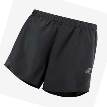 Salomon CROSS REBEL 4'' Shorts Dame Svarte | NO3271ZUT