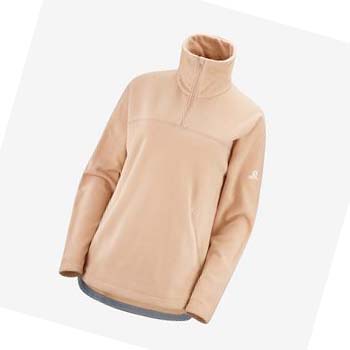 Salomon ESSENTIAL COSY FLEECE Hettegensere Dame Rosa | NO3105JPQ