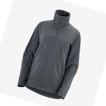 Salomon ESSENTIAL COSY FLEECE Hettegensere Dame Grå | NO3106AHK