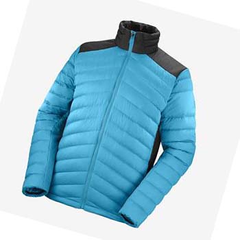 Salomon ESSENTIAL XWARM DOWN INSULATED Jakke Herre Blå | NO2316ZUT