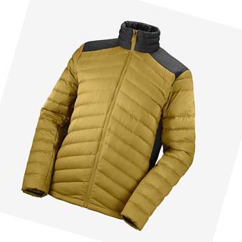 Salomon ESSENTIAL XWARM DOWN INSULATED Jakke Herre Gul | NO2317XYU