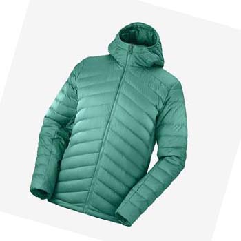 Salomon ESSENTIAL XWARM DOWN INSULATED Jakke Herre Grønn | NO2321NWY