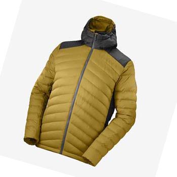 Salomon ESSENTIAL XWARM DOWN INSULATED Jakke Herre Gul | NO2322MQZ