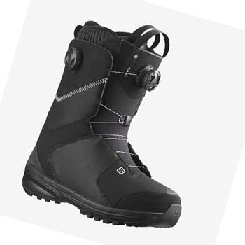 Salomon KIANA DUAL BOA Skistøvler Dame Svarte | NO3538QMA