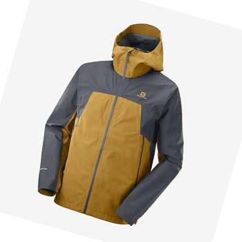 Salomon OUTLINE GORE-TEX WATERPROOF 2.5 LAYERS Jakke Herre Gul | NO2341KOR