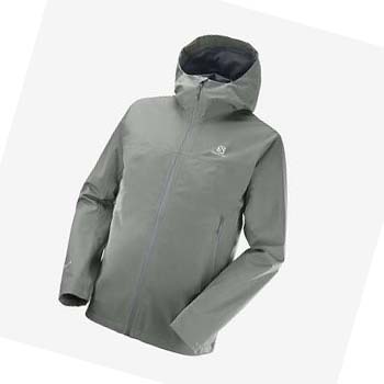 Salomon OUTLINE GORE-TEX WATERPROOF 2.5 LAYERS Jakke Herre Olivengrønne | NO2343ZUT