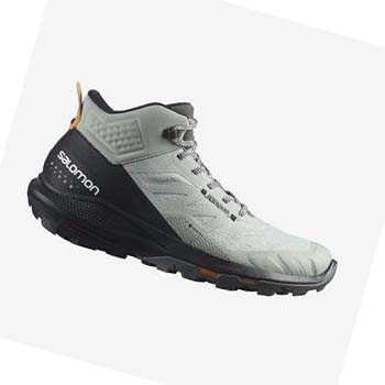 Salomon OUTPULSE MID GORE-TEX Fjellsko Herre Svarte Turkis | NO2085WNB