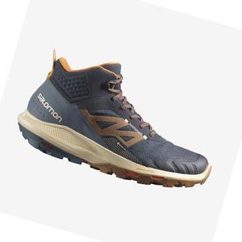 Salomon OUTPULSE MID GORE-TEX Fjellsko Herre Grå | NO2086EBC