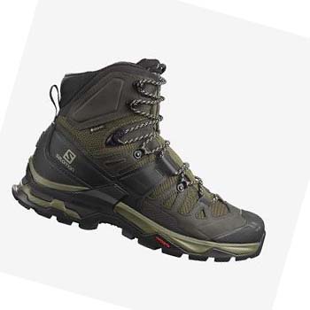 Salomon QUEST 4 GORE-TEX Fjellsko Herre Olivengrønne | NO2062VRW