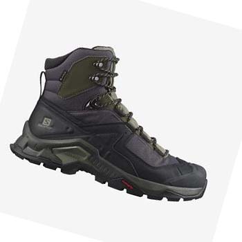 Salomon QUEST ELEMENT GORE-TEX Fjellsko Herre Svarte Olivengrønne | NO2076LIS