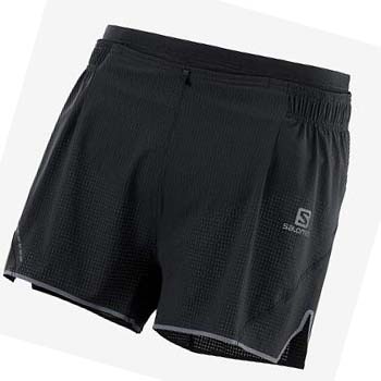 Salomon SENSE AERO 3'' Shorts Herre Svarte | NO2470BEX