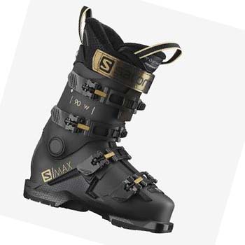 Salomon S/MAX 90 Skistøvler Dame Svarte | NO3548AHK