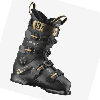 Salomon S/PRO 90 Skistøvler Dame Svarte | NO3554HAP