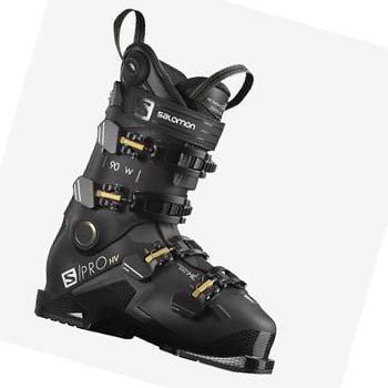 Salomon S/PRO HV 90 CH Skistøvler Dame Svarte | NO3559XYU