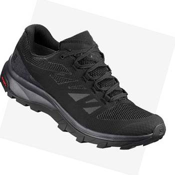 Salomon WoOUTLINE GORE-TEX Fjellsko Dame Svarte | NO2827JPQ