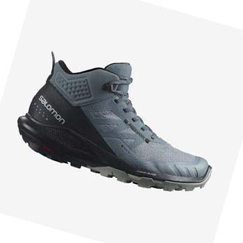 Salomon WoOUTPULSE MID GORE-TEX Fjellsko Dame Sølv | NO2838WNB