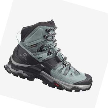 Salomon WoQUEST 4 GORE-TEX Fjellsko Dame Blå | NO2844HAP