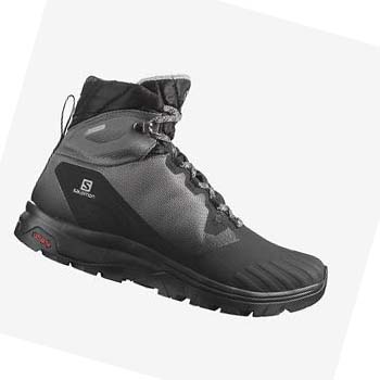 Salomon WoVAYA BLAZE THINSULATE™ CLIMASALOMON™ WATERPROOF Fjellsko Dame Svarte | NO2819PJJ