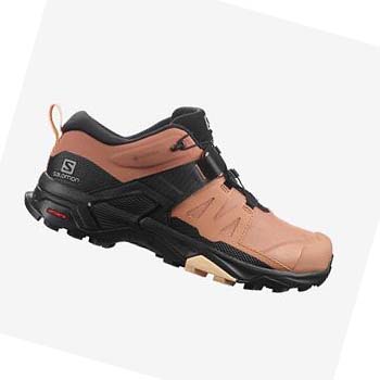 Salomon WoX ULTRA 4 GORE-TEX Fjellsko Dame Brune | NO2799HAP