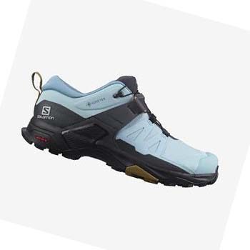 Salomon WoX ULTRA 4 GORE-TEX Fjellsko Dame Svarte Blå | NO2802LIS