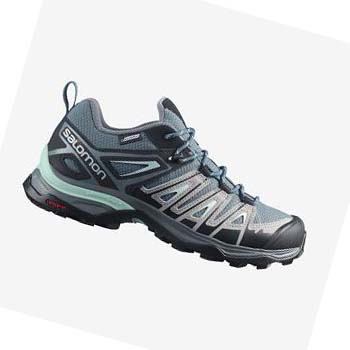 Salomon WoX ULTRA PIONEER CLIMASALOMON™ WATERPROOF Fjellsko Dame Grønn | NO2831XYU