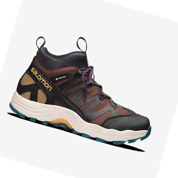 Salomon XA PRO 1 MID GORE-TEX Joggesko Herre Sjokolade Svarte | NO2224NWY