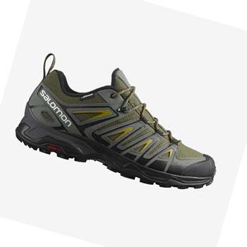 Salomon X ULTRA PIONEER CLIMASALOMON™ WATERPROOF Fjellsko Herre Olivengrønne Svarte | NO2070DFM